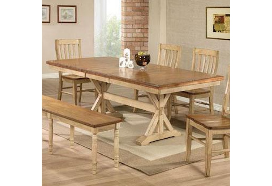 Winners Only Quails Run Dq14284w 84 Dining Table Gill Brothers