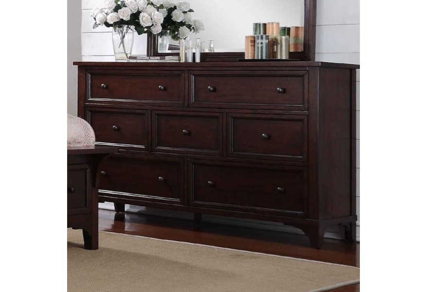 Winners Only Retreat 7 Drawer Dresser Lindy S Furniture Company