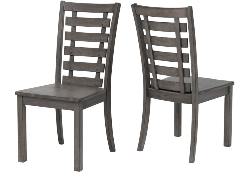 Winners Only Stratford Transitional Track Back Side Chair Crowley Furniture Mattress Dining Side Chairs