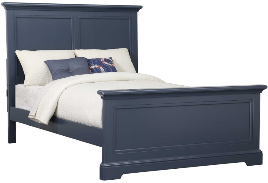 Winners Only Tamarack 1326115 Full Panel Bed With Usb Port Dunk Bright Furniture Panel Beds