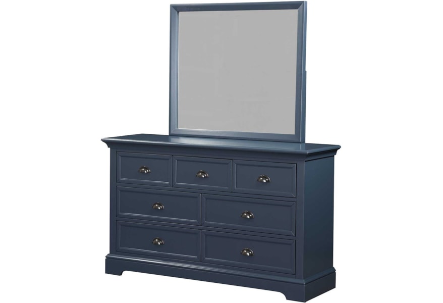 Winners Only Tamarack 7 Drawer Dresser And Mirror Set Gill