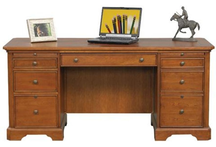Winners Only Topaz Gt266f 66 Flat Top Double Pedestal Desk Dunk