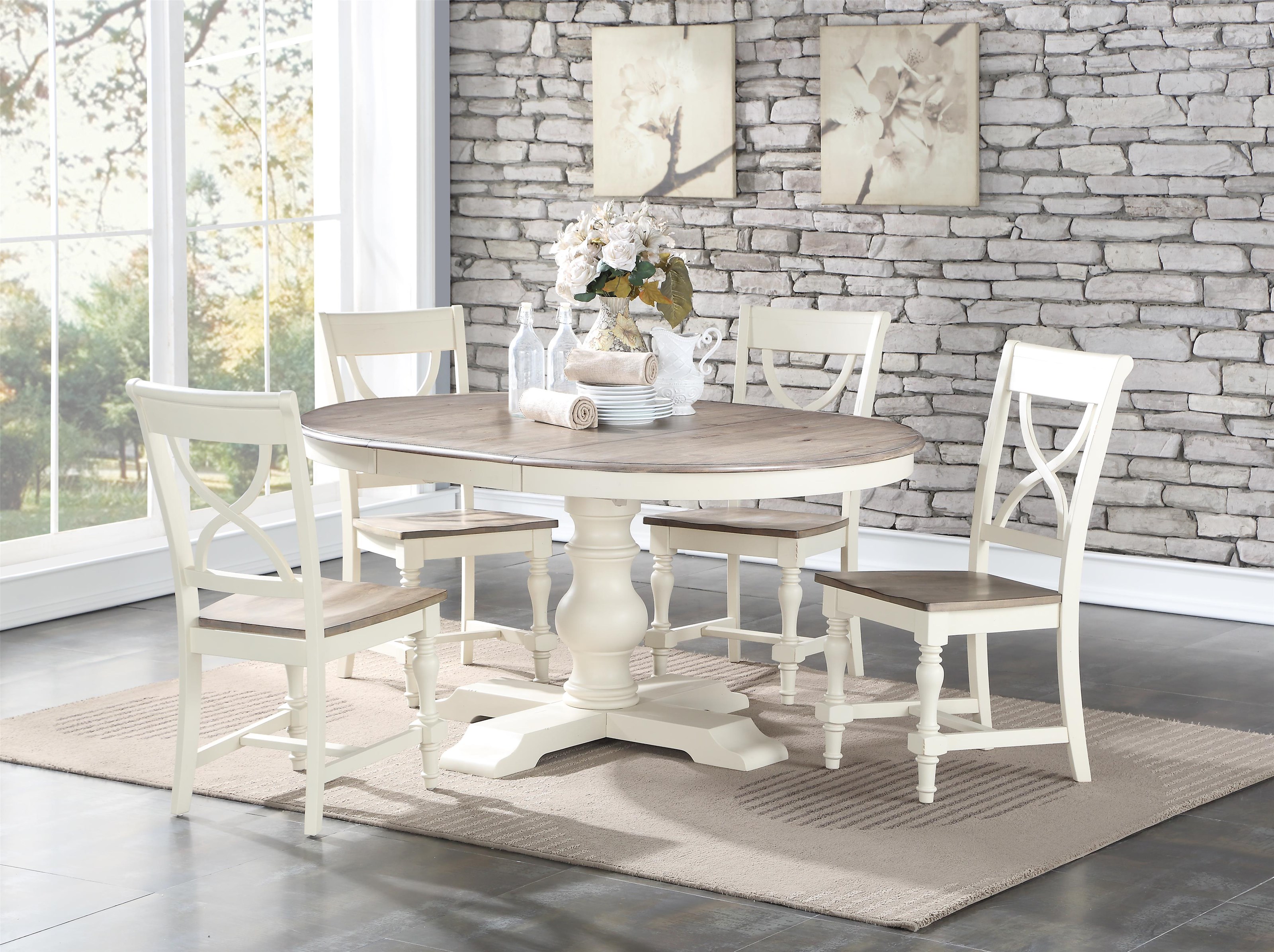 Winners Only Torrance 66 Pedestal Table Reeds Furniture Kitchen Tables