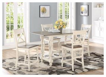 Winners Only Torrance 5 Pc Counter Height Set Reeds Furniture