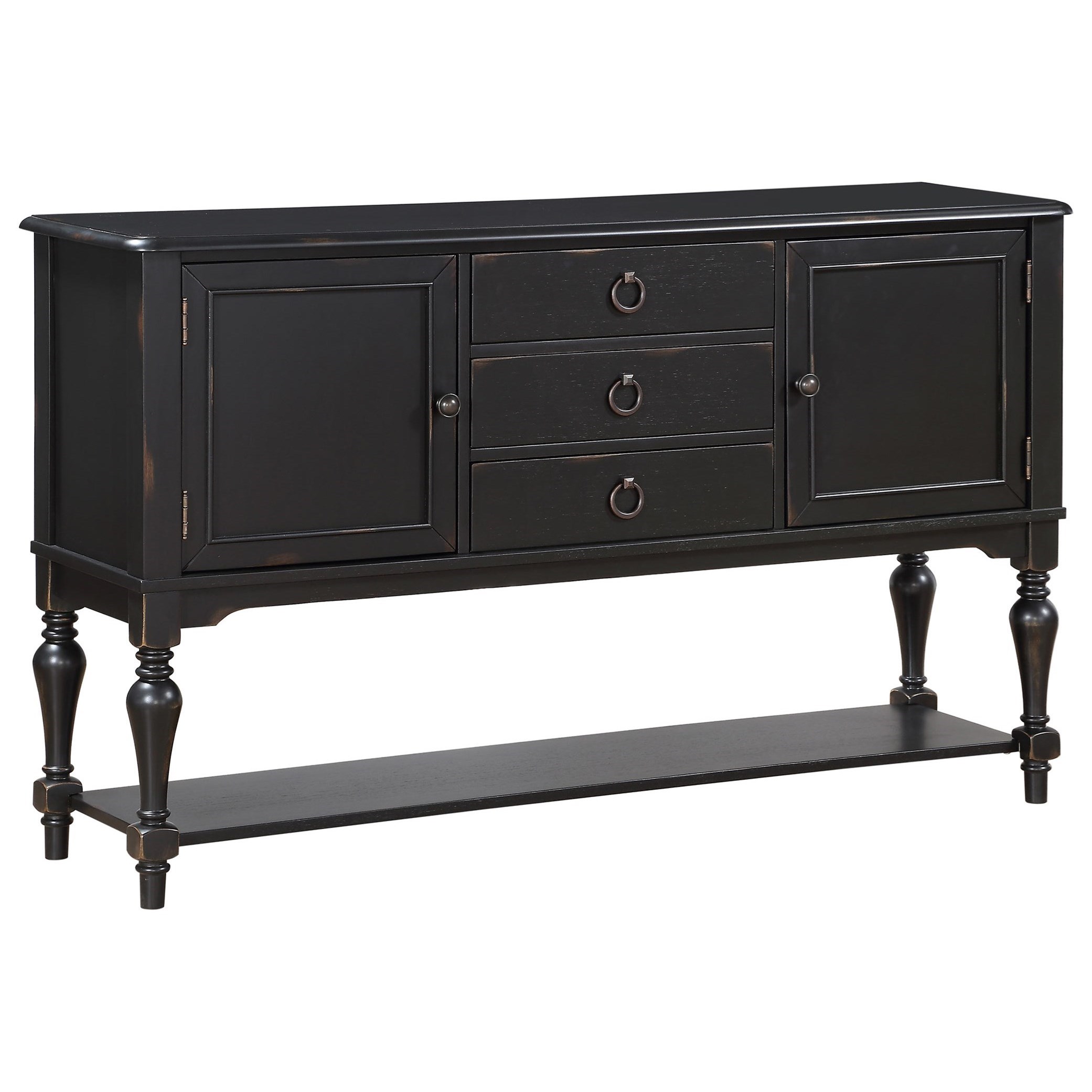 Winners Only Torrance Casual 60 Sideboard With 3 Felt Lined
