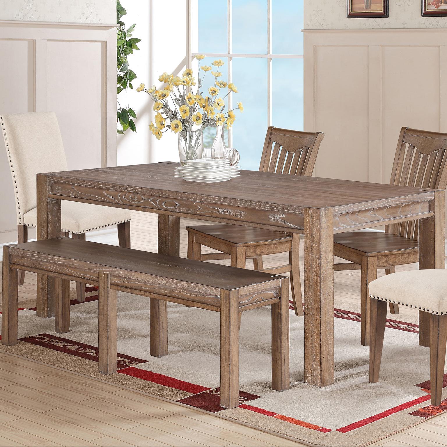 Winners Only Urbana Leg Table With 18 Butterfly Leaf Lindy S Furniture Company Dining Tables
