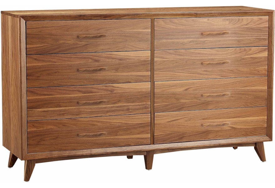 Winners Only Venice Contemporary 8 Drawer Dresser With Full Extension Drawer Lindy S Furniture Company Dressers