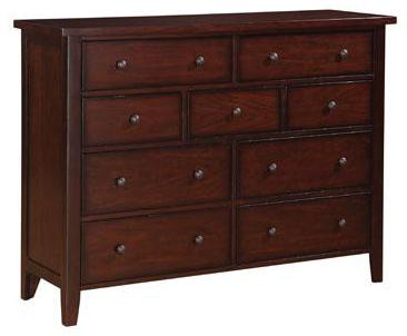 Classic Cherry 9 Drawer Dresser Rotmans Dressers