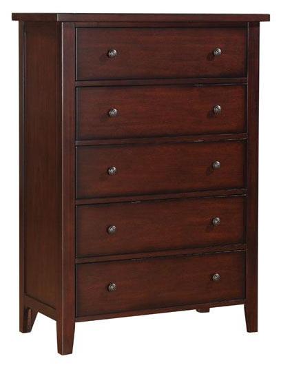Classic Cherry 5 Drawer Chest Rotmans Drawer Chests