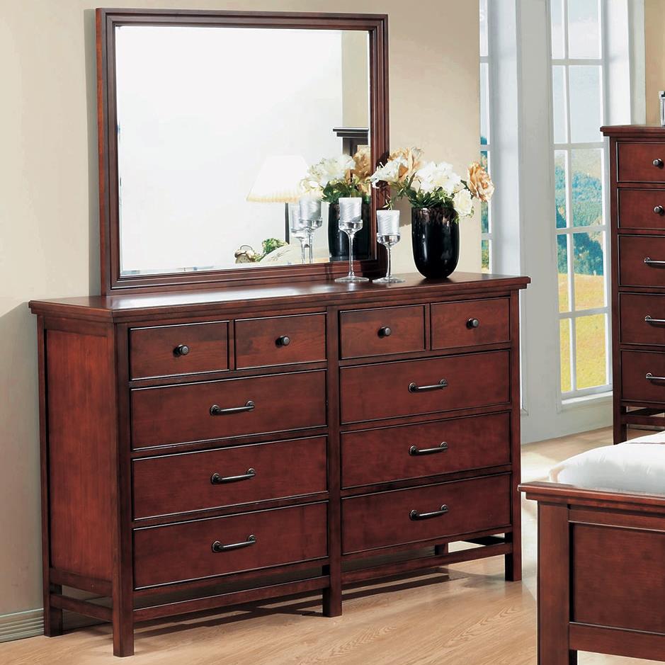 Winners Only Willow Creek 8 Drawer Dresser And Mirror Set
