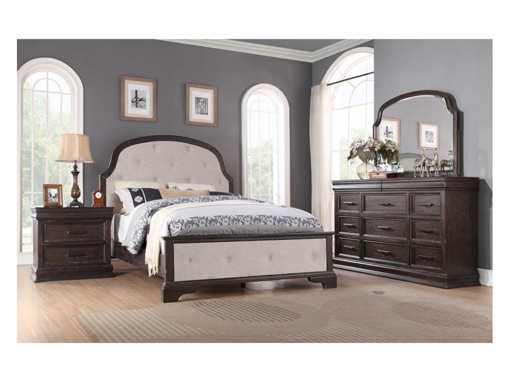 Winners Only XcaliburKing Upholstered Bed