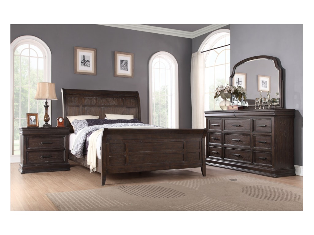 Winners Only XcaliburCalifornia King Sleigh Bed