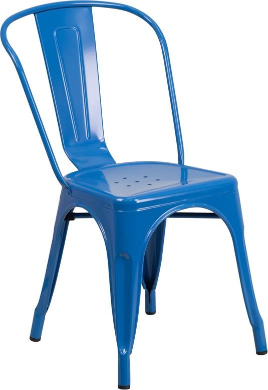 Winslow Home Metal Indoor Outdoor Chairs Win 0647 Blue Metal Indoor Outdoor Stackable Chair Sam Levitz Furniture Dining Side Chairs