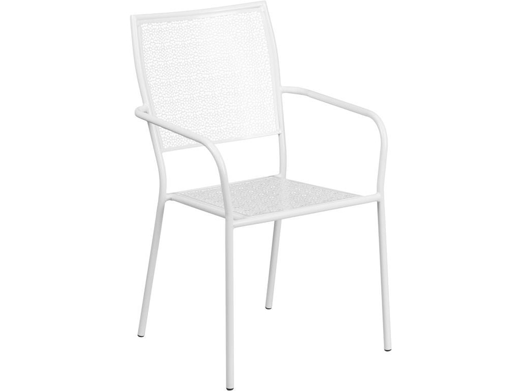 Winslow Home Metal Indoor Outdoor Chairs Win 1610 White Metal Indoor Outdoor Chairs
