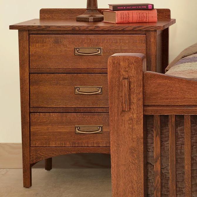 Witmer Furniture Heartland Night Stand With 3 Drawers Mueller