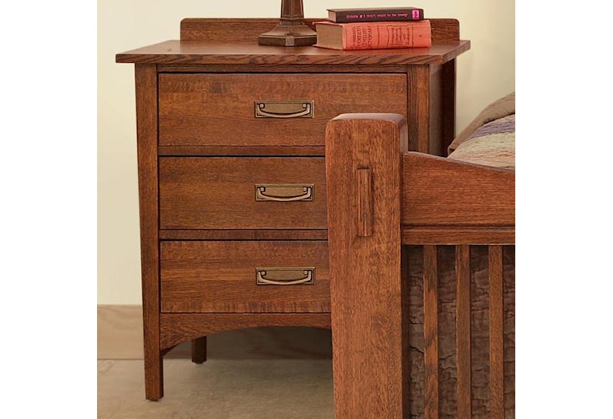 Witmer Furniture Heartland Night Stand With 3 Drawers Mueller
