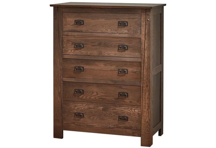 Witmer Furniture Kennan C75540 4 Drawer Chest Dunk Bright