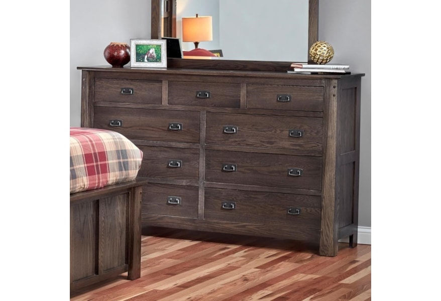 Witmer Furniture Kennan Customizable 9 Drawer Dresser Mueller