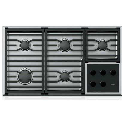 Wolf Cg365t S 36 Transitional Gas Cooktop 5 Burners Furniture