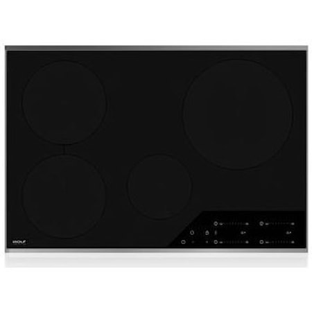 Wolf CT30I/S 30 Induction Cooktop - Framed Stainless Steel Trim