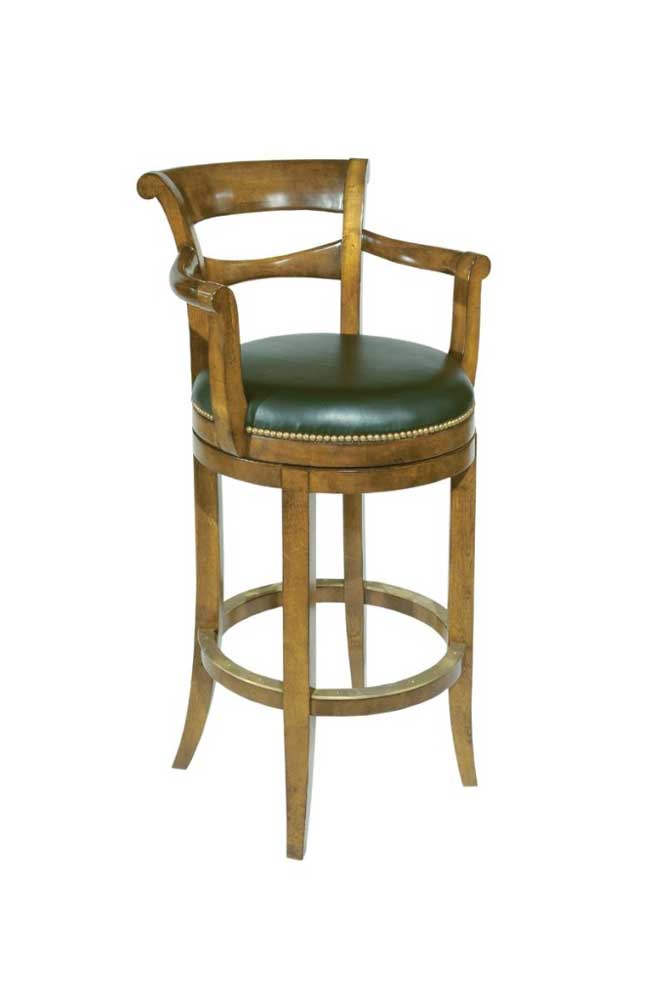 Woodbridge Home Accents 7012 02 Swivel Bar Stool Baer S Furniture Bar Stools