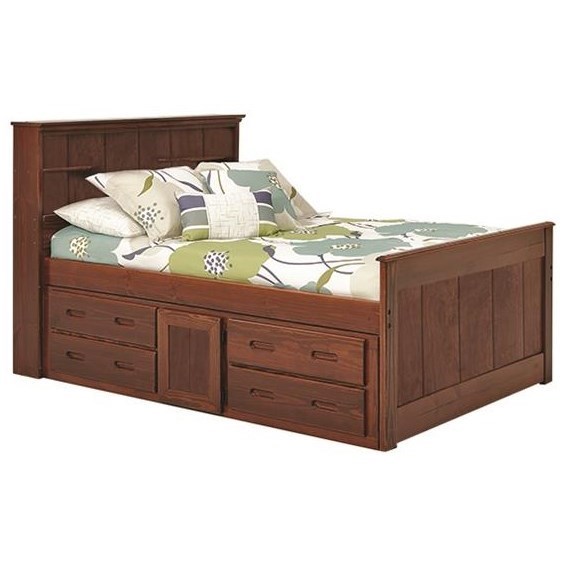 Woodcrest Heartland Twin Captain S Bed With Drawer Storage
