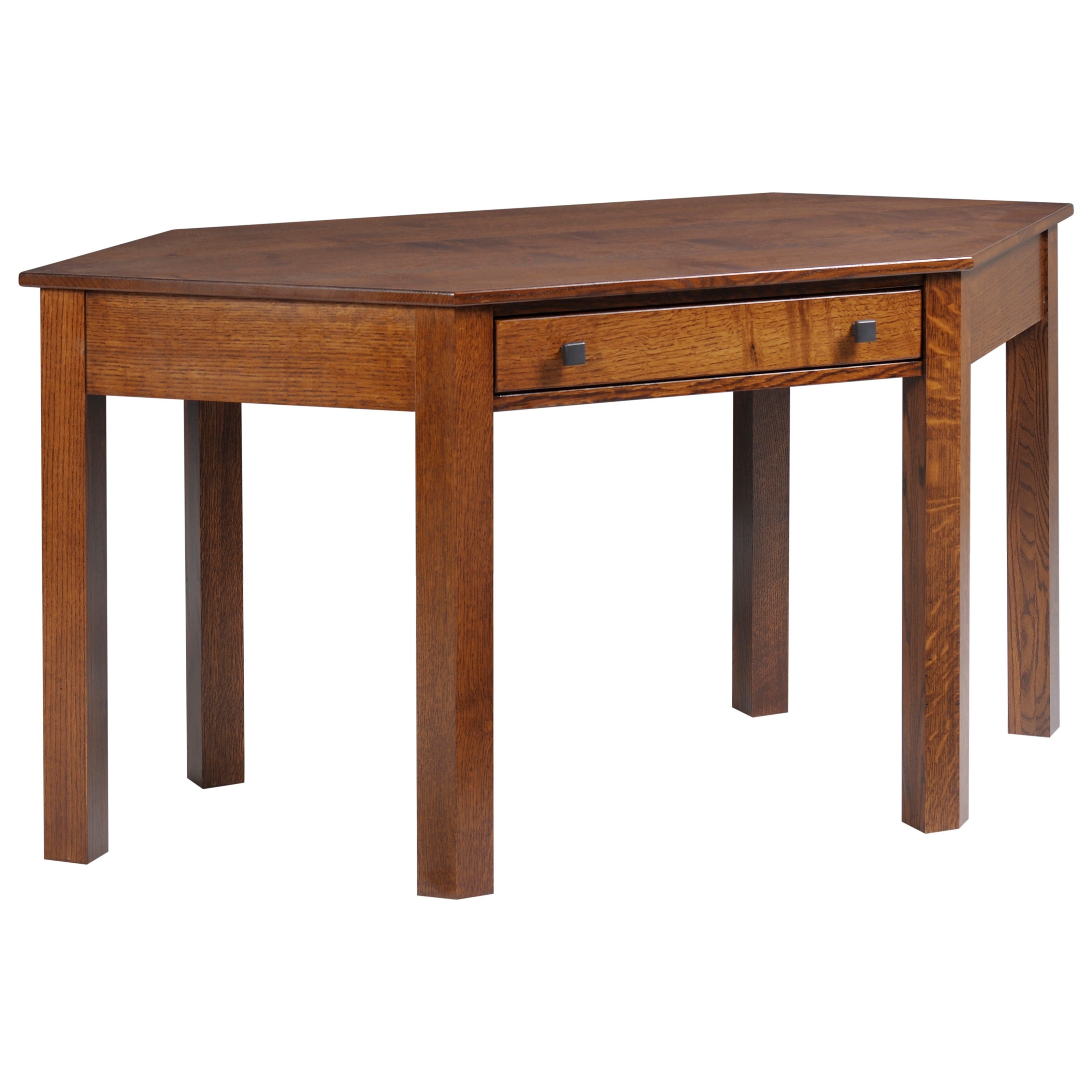 Y T Woodcraft Mission Modular Corner Desk With Pullout Laptop