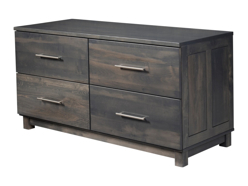y t woodcraft urban office lateral file credenza with four file