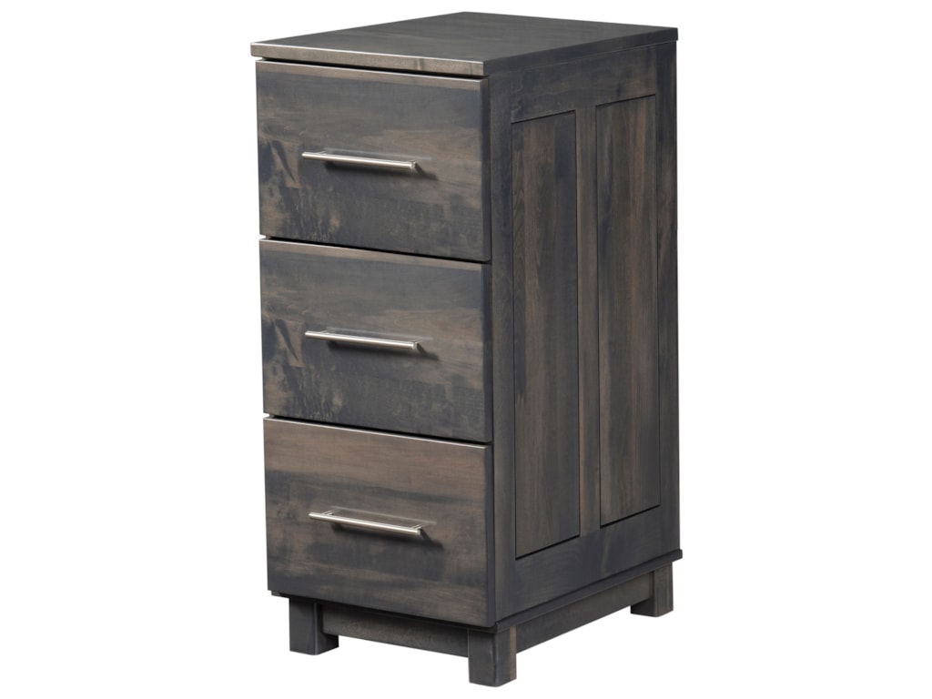 Y T Woodcraft Urban Office 3 Drawer File Cabinet Saugerties Y T Woodcraft Urban Office3 Drawer File Cabinet
