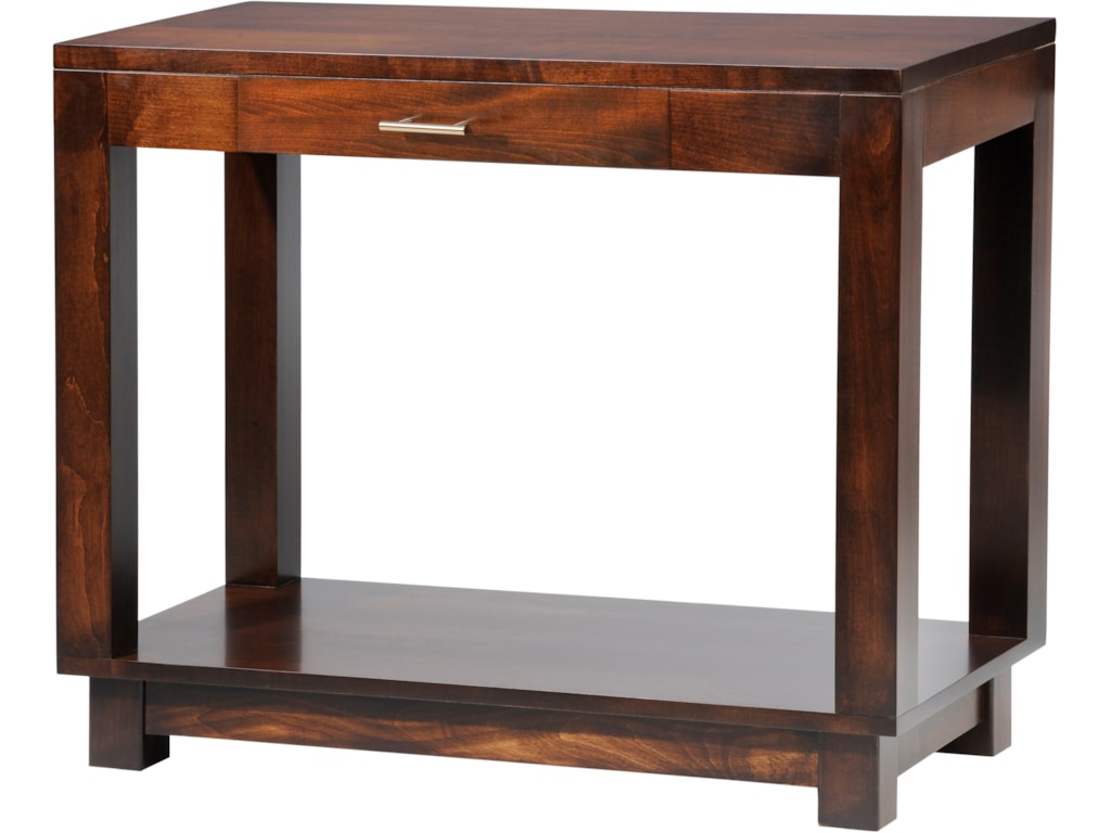 Y T Woodcraft Urban Sofa Table With Drawer Saugerties Furniture Y T Woodcraft Urbansofa Table