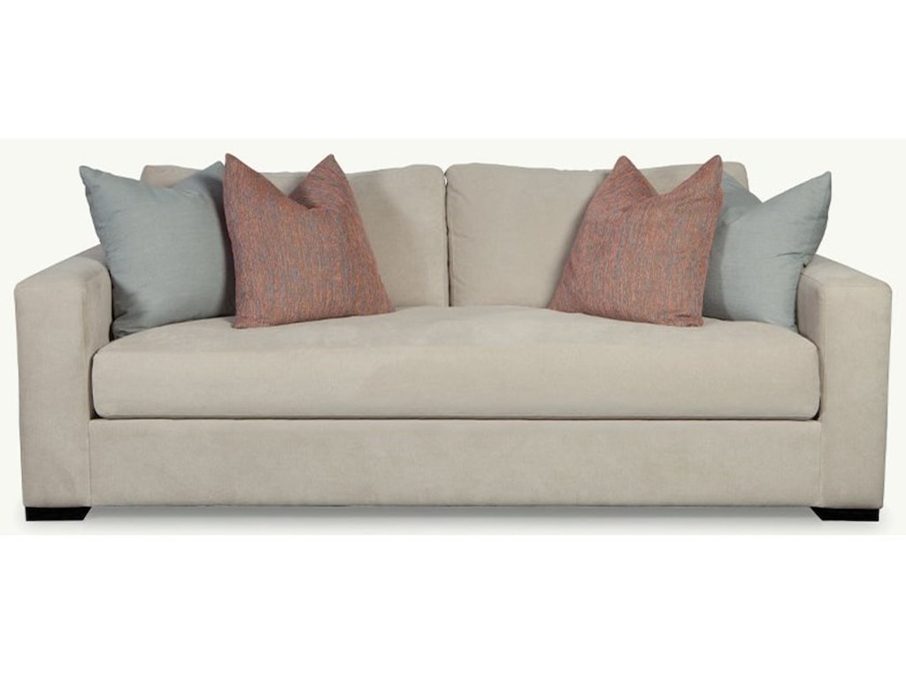Younger Gia Contemporary Sofa With Bench Style Seat Cushion Younger Giacontemporary Sofa