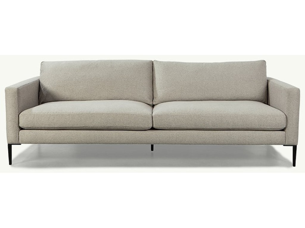 Younger Slim Contemporary Apartment Sofa With Track Arms Younger Slimapartment Sofa