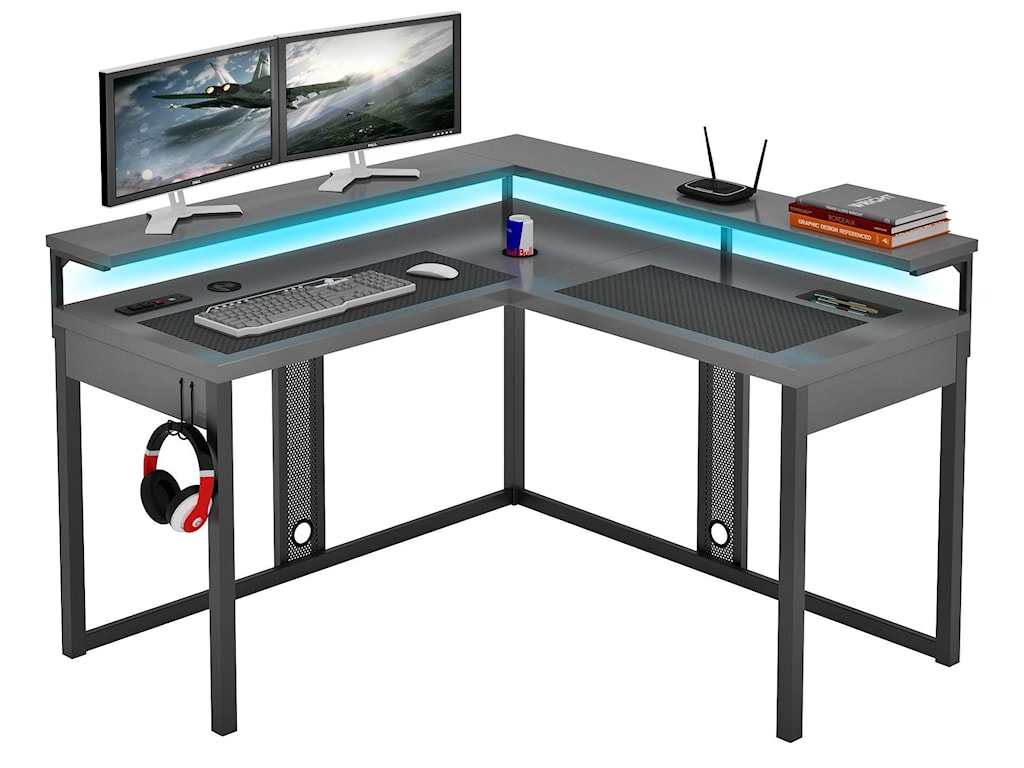 Z Line Designs Desks Zld0001 1ldu L Shaped Gaming Desk Sam