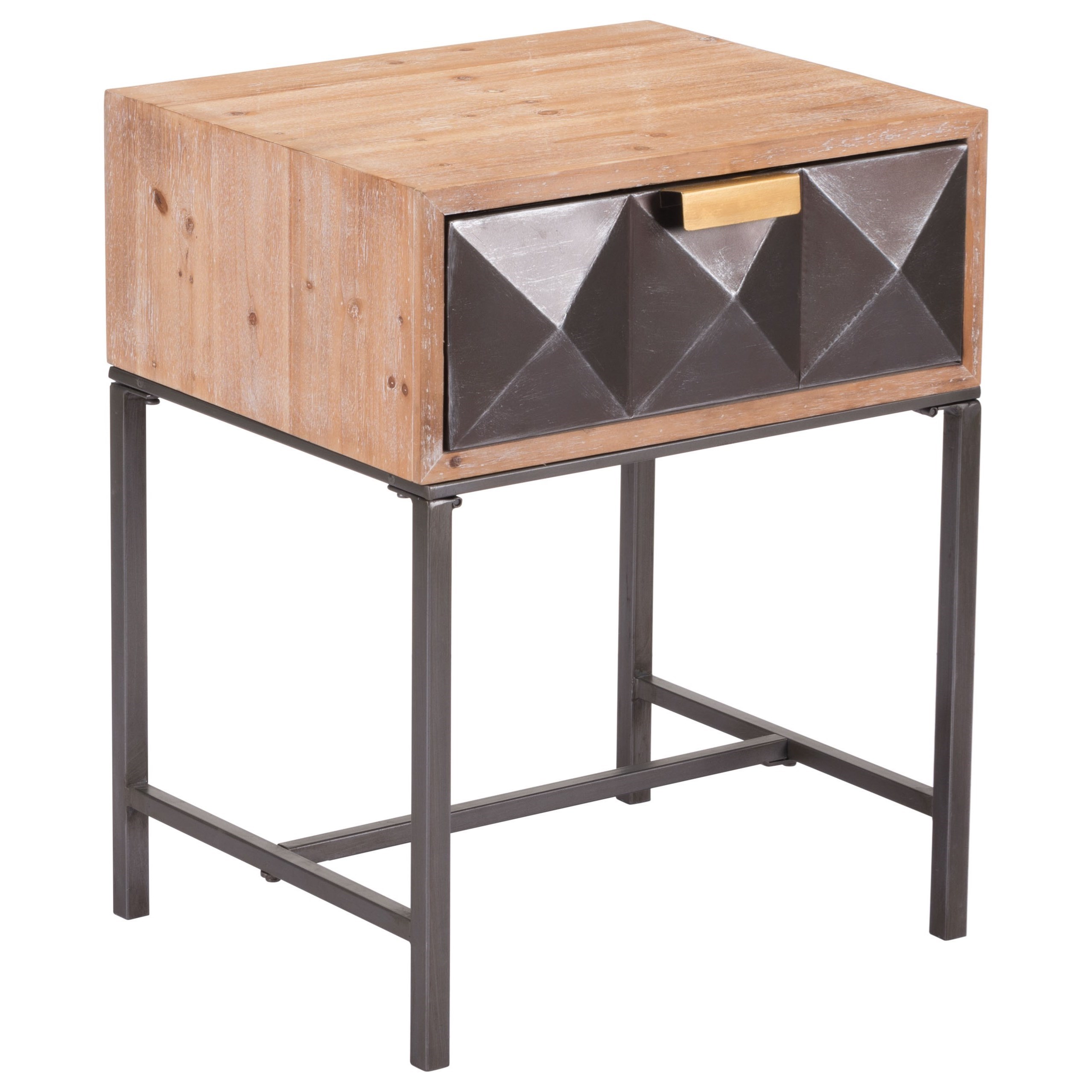 Zuo Accent Tables A10691 Black End Table Nassau Furniture And