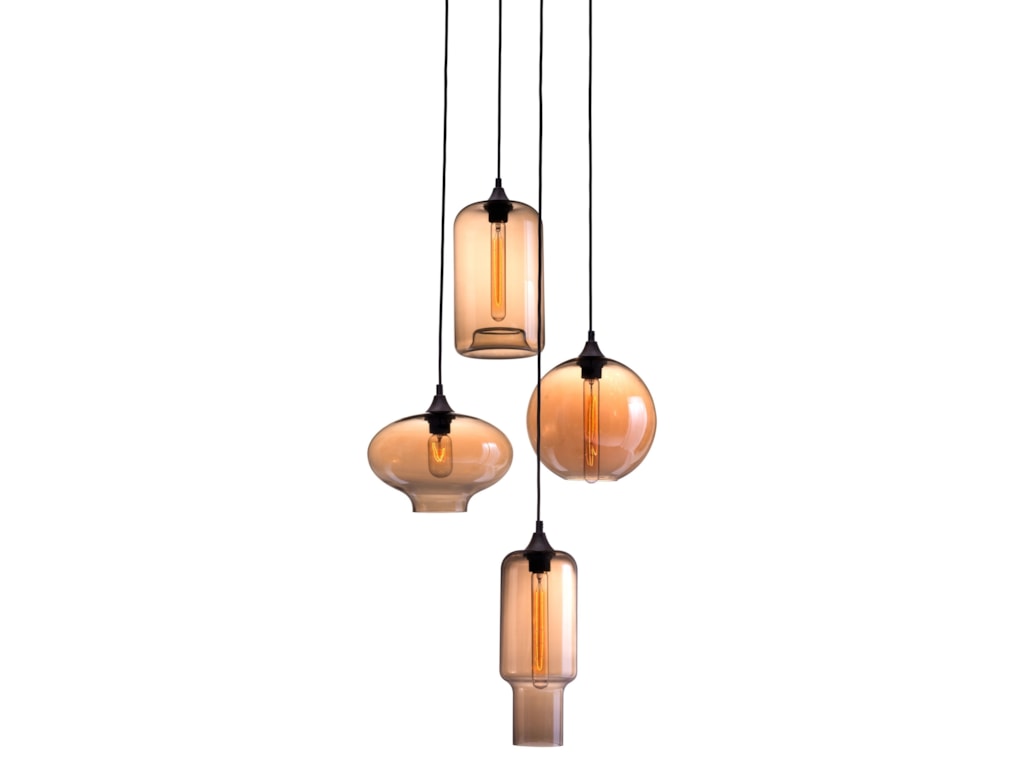 Zuo Era Lighting Lambie Ceiling Lamp Rust Amber Royal Furniture Zuo Era Lightinglambie Ceiling Lamp Rust Amber