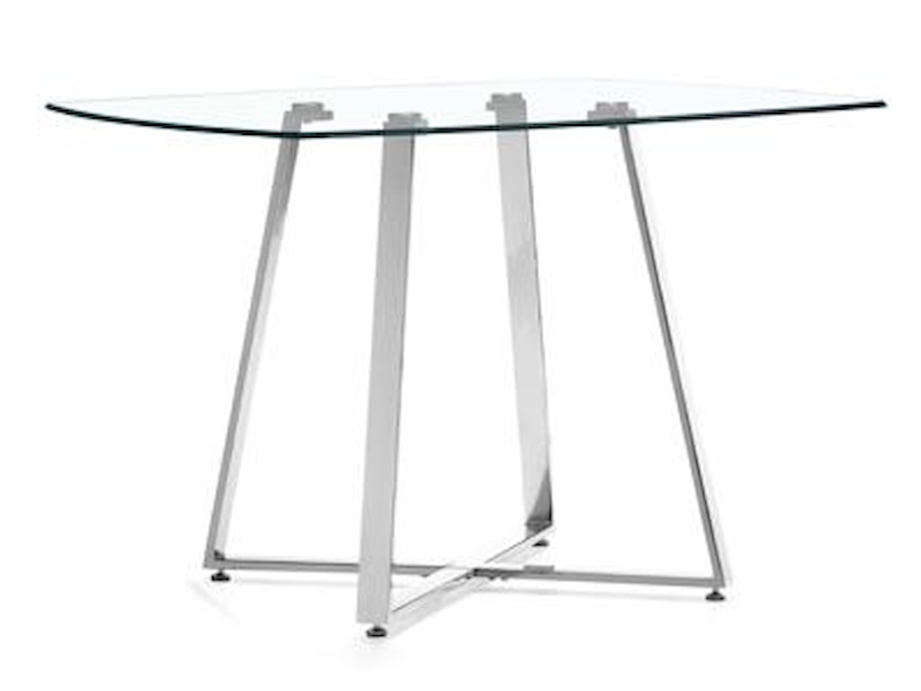 Zuo Modern Dining Accents Contemporary Square Gl Top And Steel X Zuo Modern Dining Accentslemon Drop Table