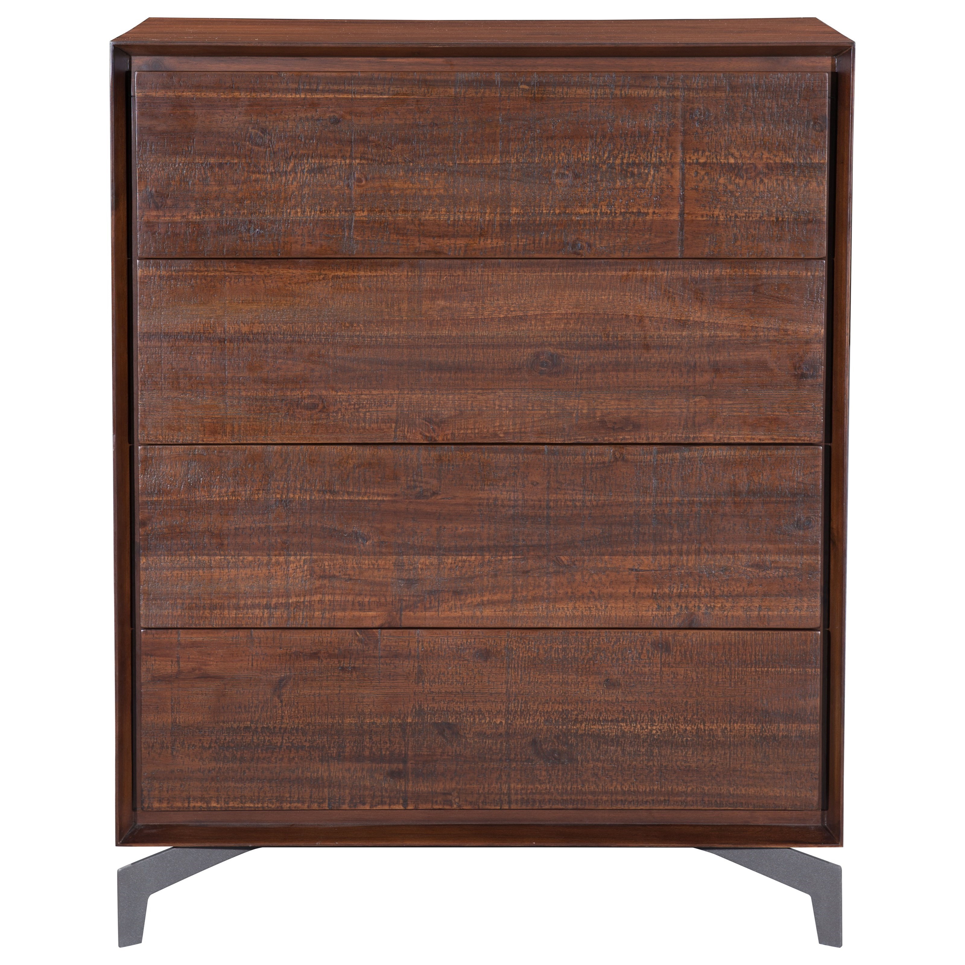 Zuo Perth 100586 5 Drawer High Chest Nassau Furniture And