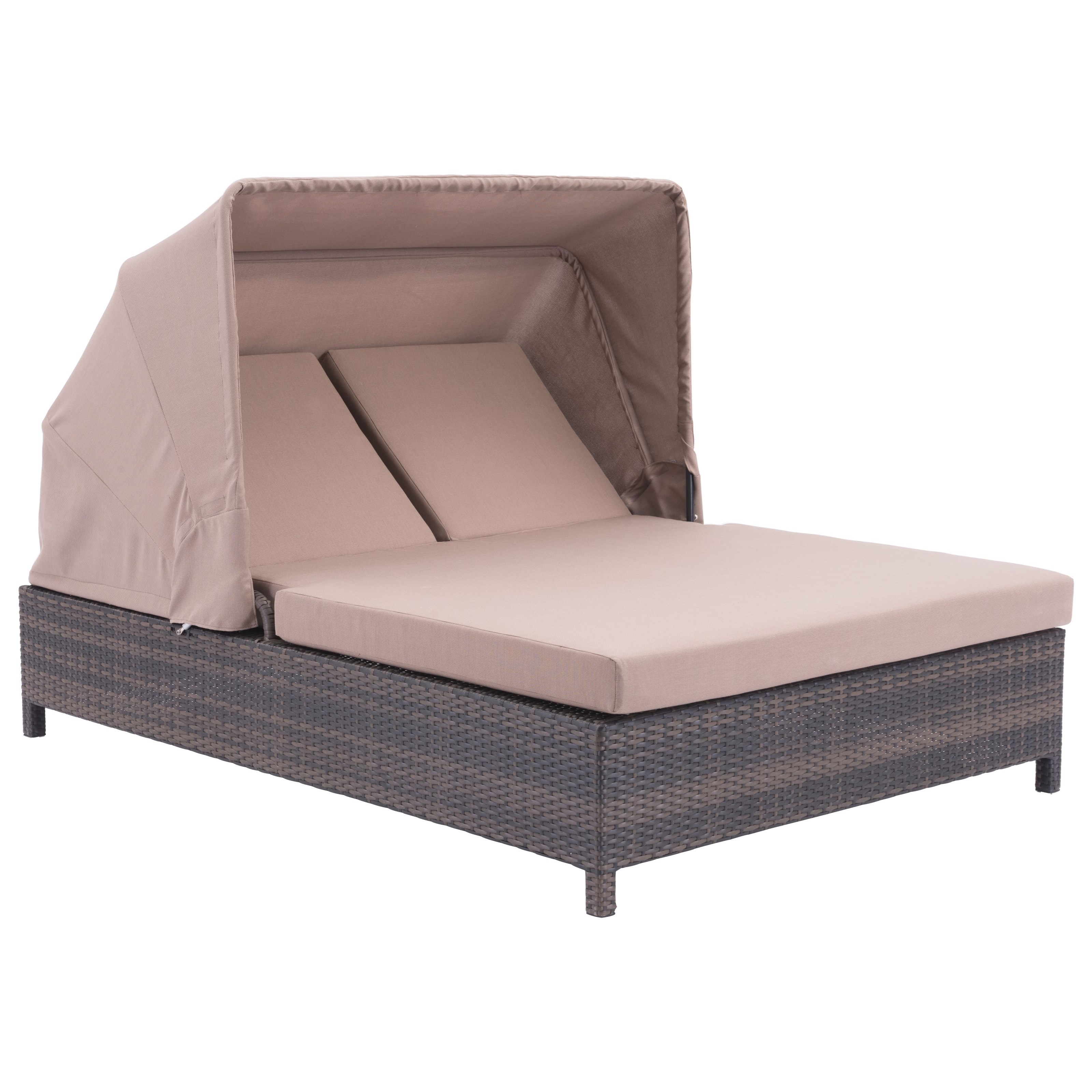 Zuo Siesta Key 703633 Double Chaise Lounge Nassau Furniture And