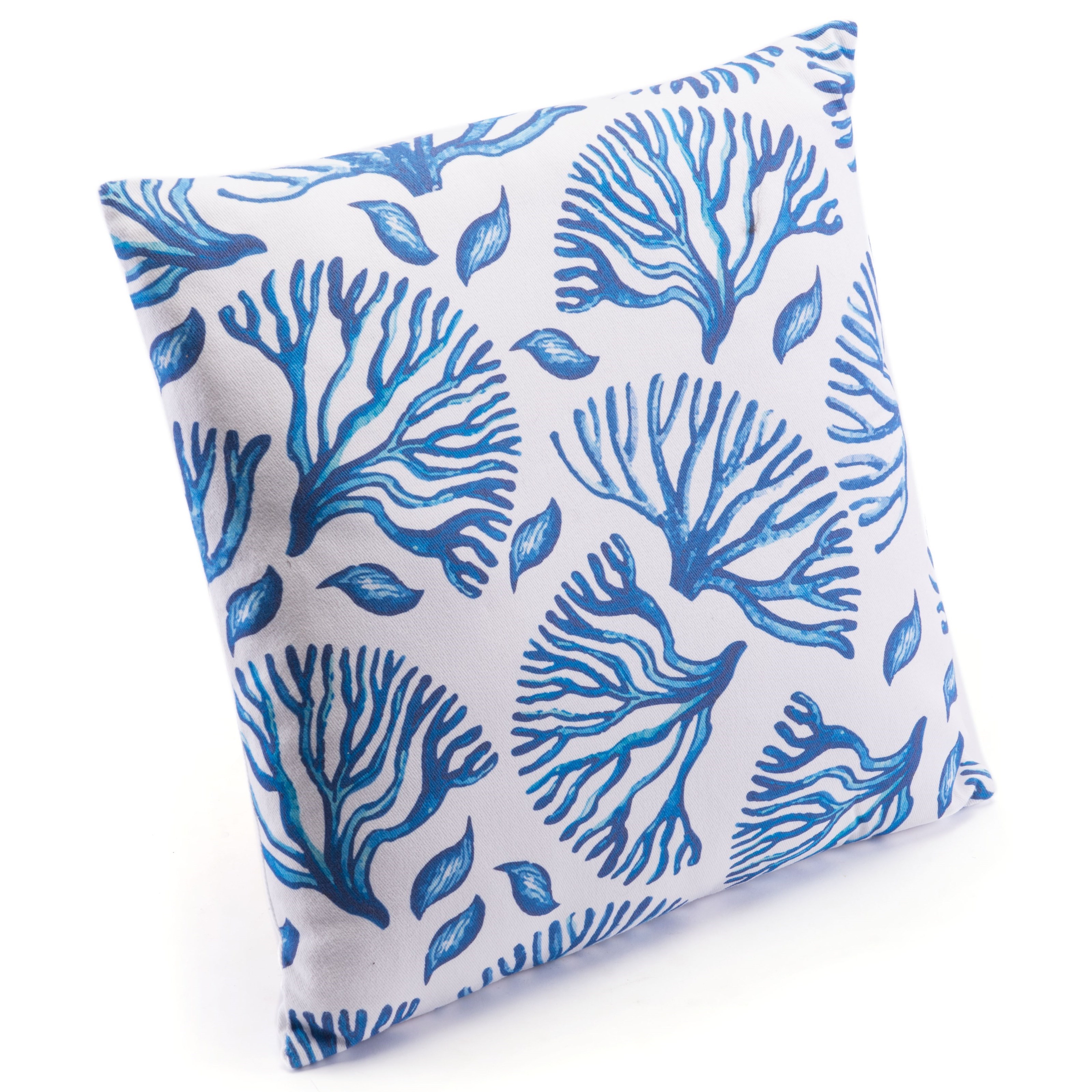 Zuo Throw Pillows A11099 Blue Coral Pillow Nassau Furniture And