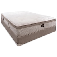 King Medium Plush Euro Top Coil on Coil Mattress and Ever-Last™ Foundation