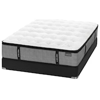 King Luxetop™ Plush Micro Coil Mattress and Low Profile V-Shaped Semi-Flex Grid Foundation