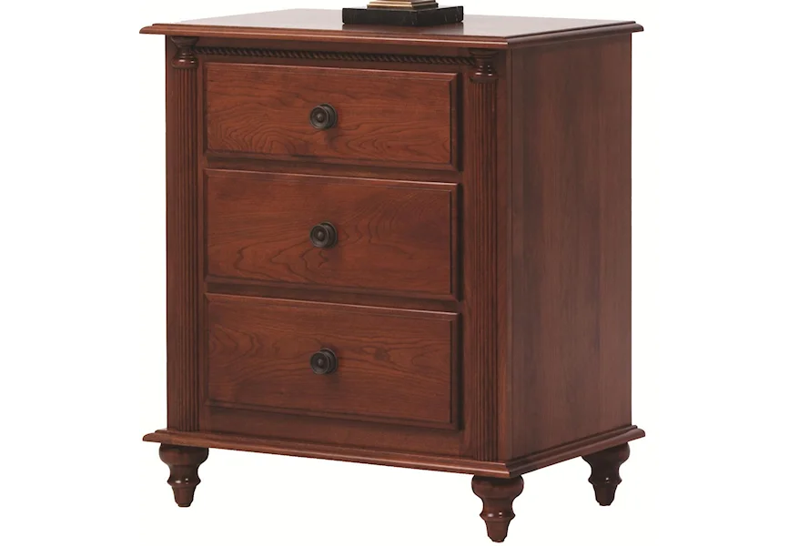 Fur Elise Nightstand by Millcraft at Saugerties Furniture Mart