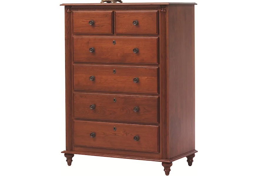 Fur Elise Chest of Drawers by Millcraft at Saugerties Furniture Mart