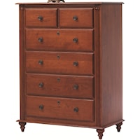 Chest of Drawers with 6 Drawers