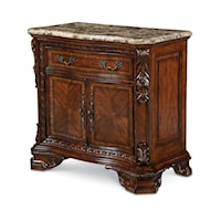 Door Nightstand with Secret Tray