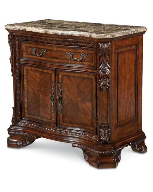 Door Nightstand with Secret Tray