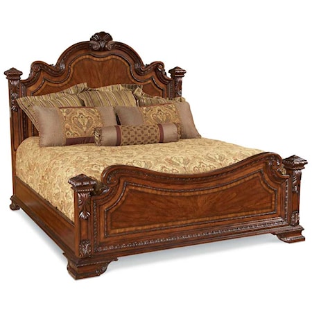 California King-Size Old World Estate Bed