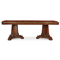 Double Pedestal Dining Table