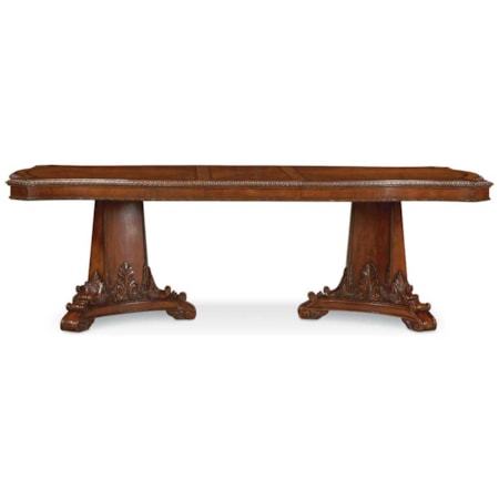 Double Pedestal Dining Table