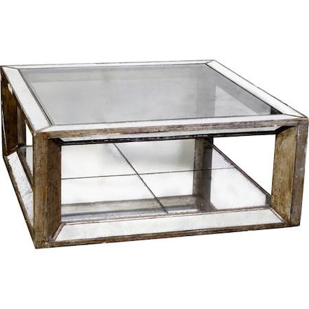 A & B Home Occasional Accents Glass Cocktail Table